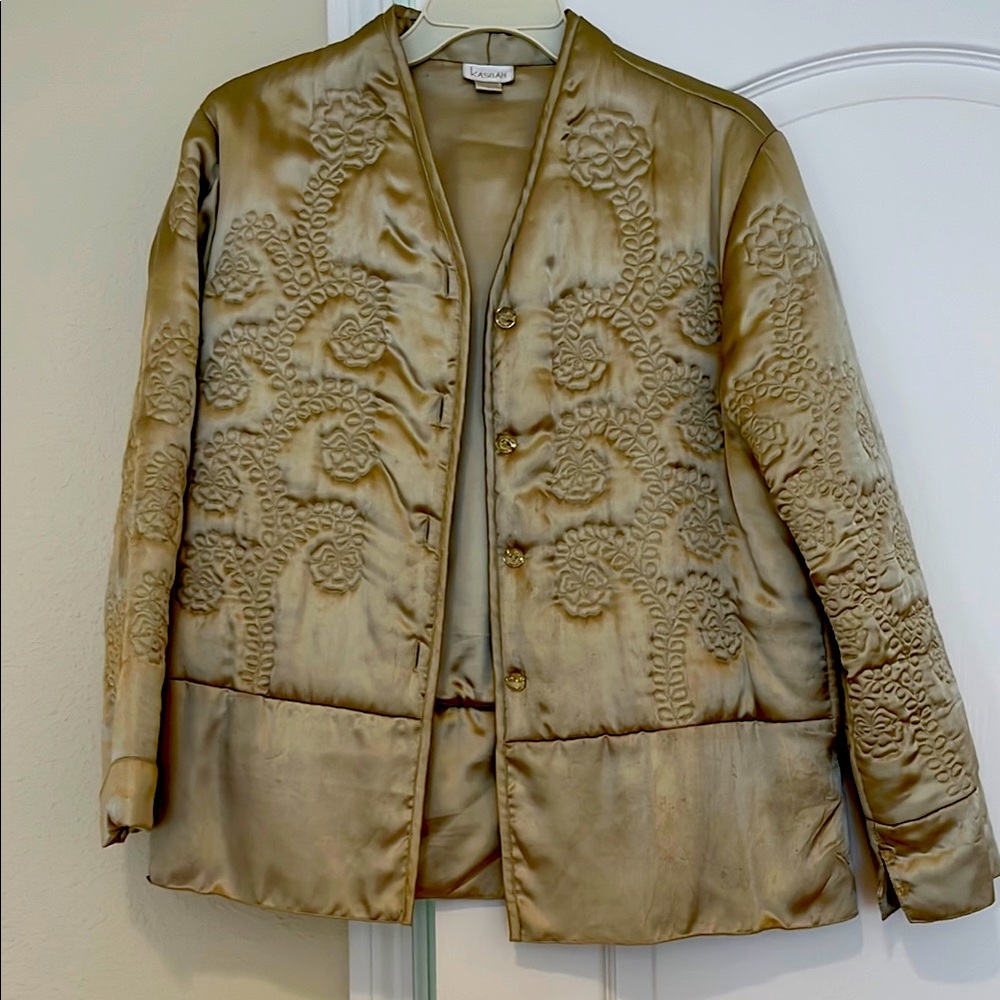 Gold Embroidered Women's Jacket